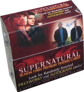 Buy Supernatural Season 3 Premium Trading Cards Box by Inkworks
